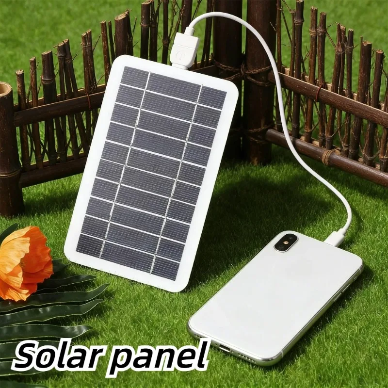 Solar Emergency Charger - 5V 5W 태양광 패널 충전기, USB