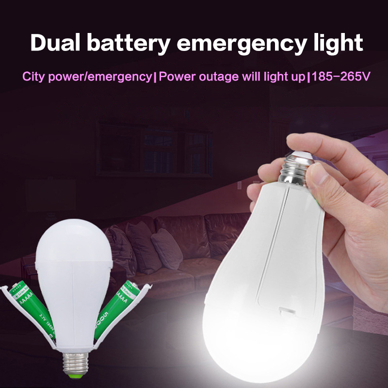 Solar Emergency Charger - 20W E27 충전식 비상 LED 전구,