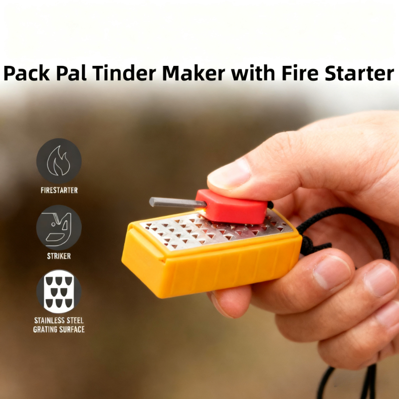 가벼운 틴더 메이커와 파이어 스타터: 휴대용 야외 생존 - Magnesium Fire Starter 리뷰 및 가격