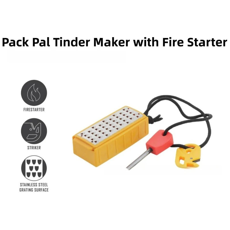 가벼운 틴더 메이커와 파이어 스타터: 휴대용 야외 생존 - Magnesium Fire Starter 리뷰 및 가격